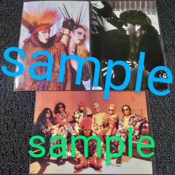 [ 새상품급 ] 4 hide 사진 hide 히스토리 3장 세트 연대 랜덤