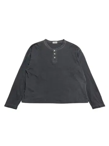 90s J crew 헨리넥 셔츠 티셔츠 페이드 짧은 기장 Y2K