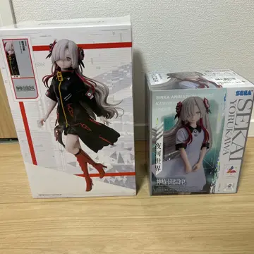 카미츠바키시 건설 중 요가와세카이 피규어 2종 세트 미개봉