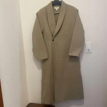 HYKE 베이지 롱 코트 사이즈 2