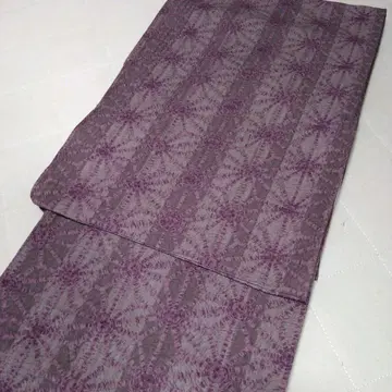 이중 기모노 린넨 잎 무늬 워셔블 기모노