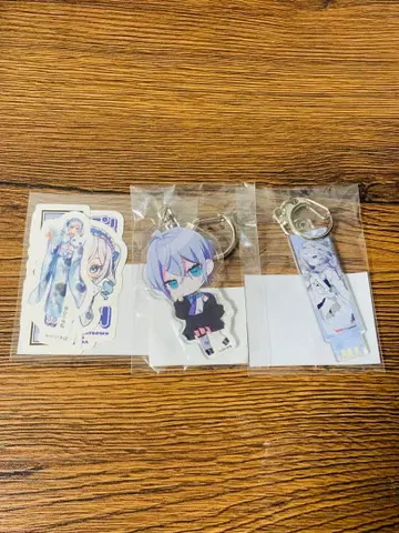 부이슷포! 하나가 스미레 아크릴 키링 스티커