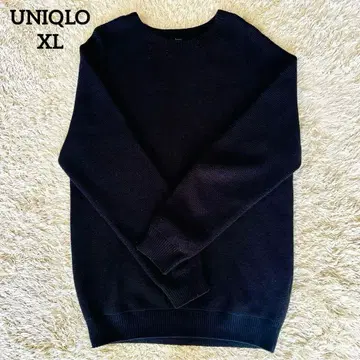UNIQLO 3D 크루넥 스웨터 네이비 XL 니트
