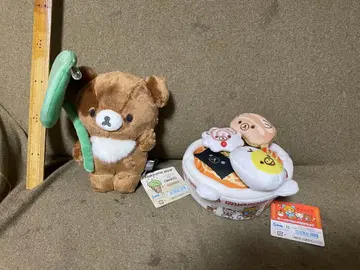 리락쿠마 스토어 한정판 차이로이코구마 라멘 봉제 인형 세트