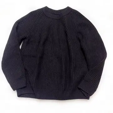 바토너 BATONER 시그니처 크루넥 니트 M~L 블랙