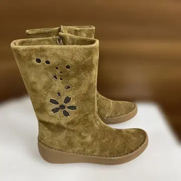 캠퍼 부츠 35 사이즈 22.5cm 브라운 스웨이드 소재 CAMPER