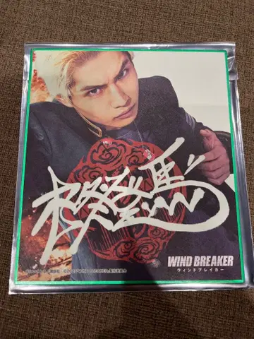 영화 WINDBREAKER 나카자와 모토키 미니 색지