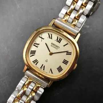 [ 작동 ] SEIKO 쿼츠 시계 골드 실버 여성용