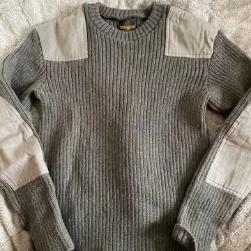 RATS 그레이 리브 스웨터 L