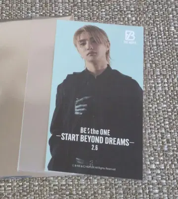 BE:FIRST 준논 BE:the ONE 무비티켓 구매 혜택 스티커