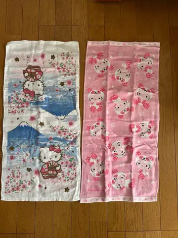 헬로키티 타월 2개 세트