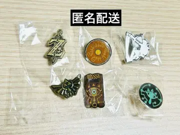 레어 젤다의 전설 브레스 오브 더 와일드 핀 배지 6개 세트