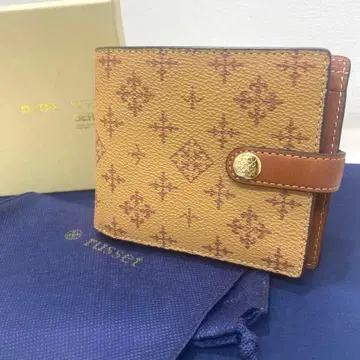 미사용 russet 러셋 접이식 지갑 컴팩트 지갑 브라운 계열