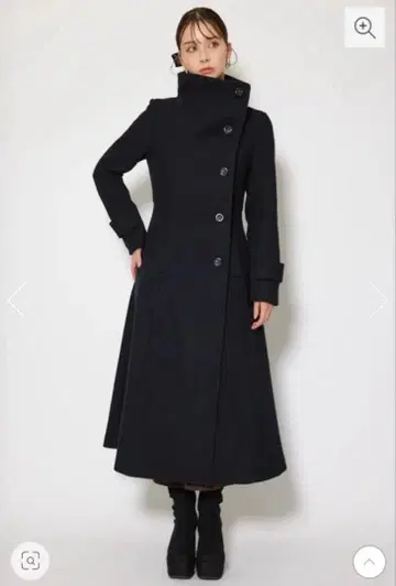 [기간 한정 판매] rienda 25 오버넥 신데렐라 라인 코트