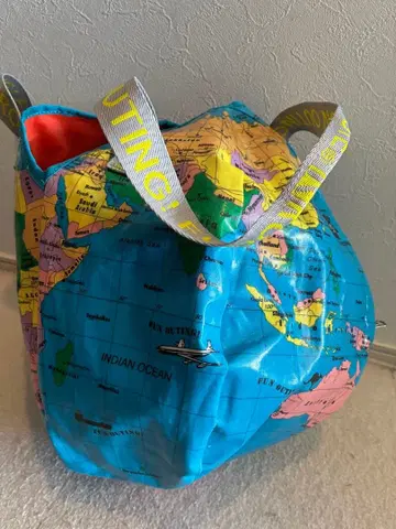 ROOTOTE 루트토트 세계 지도 디자인 토트백