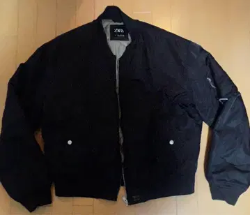 ZVA 블랙 봄버 자켓