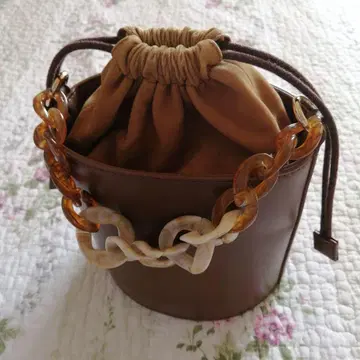 BAYFLOW 브라운 버킷백 핸드백