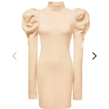 Bibiy 타이트 니트 원피스 베이지