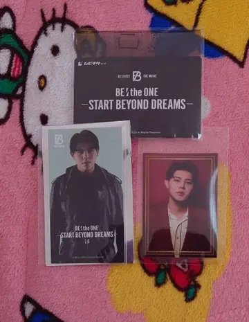 BE:FIRST 무비 티켓과 특전 카드 스티커 3종 세트