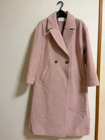 PROPORTION 핑크 롱 코트