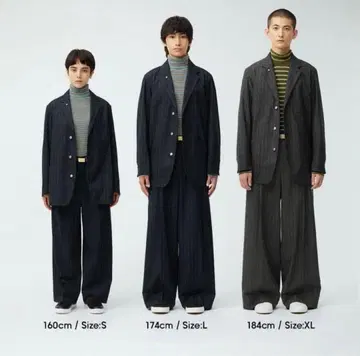 뷰티풀 피플 GU 셋업 XXL 사이즈 다크 그레이