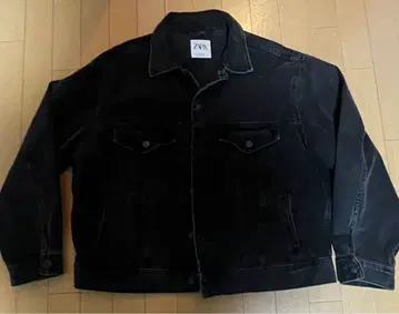 블랙 데님 자켓
