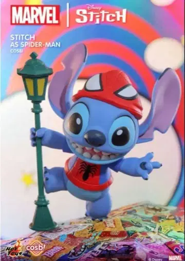 핫토이즈 스티치 marvel 스파이더맨 피규어 코스비
