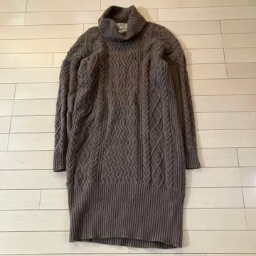 12.5 나노 유니버스 니트 원피스 브라운 계열 36