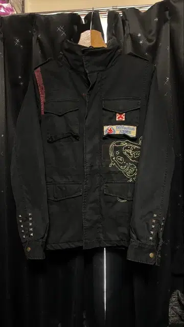 archive gimmick studs jacket punk grunge