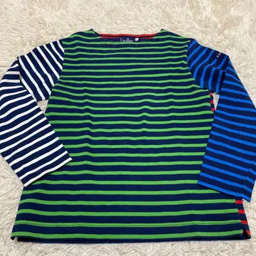 스트라이프 긴팔 티셔츠