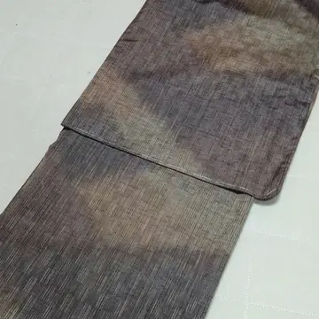 명주 이중 기모노 광택 있음