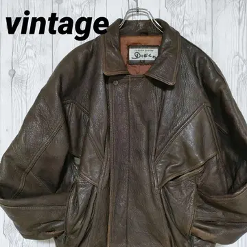 빈티지 가죽 자켓 봄버 자켓 램 가죽 천연 가죽 90s