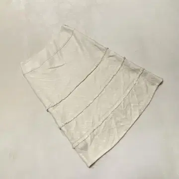 OA2851 [로라 애슐리] 미디 스커트 [7] 프린지 라메 마 혼방