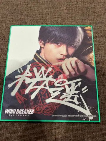 영화 WIND BREAKER 미즈카미 코지 미니 색지