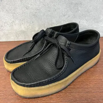 CLARKS 블랙 모카신 신발 왈라비 클락스