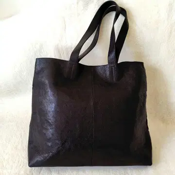 센소유니코 아라카제 블랙 가죽 숄더백 토트백