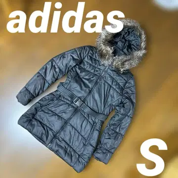 adidas 아디다스 롱 코트 벤치 코트 여성용 S 사이즈 블랙