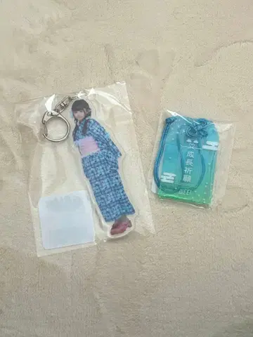 iLife 복권 iLiFE! 복권 무지개 깃털 미니 아크릴 키링