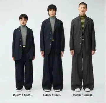 뷰티풀 피플 GU 셋업 XXL 사이즈 네이비