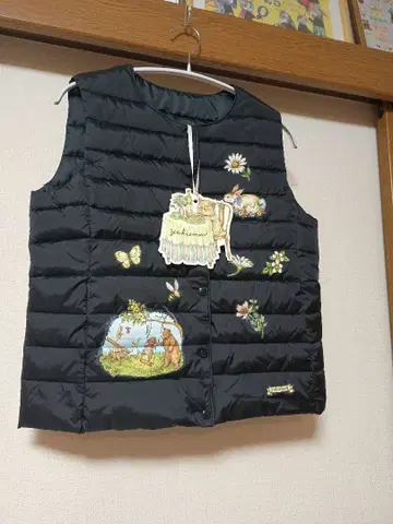 yukiemo*페타페타 다운 베스트*M*약간 하자 있음