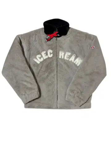 ICECREAM 아이스크림 퍼 자켓 XL 사이즈 그레이