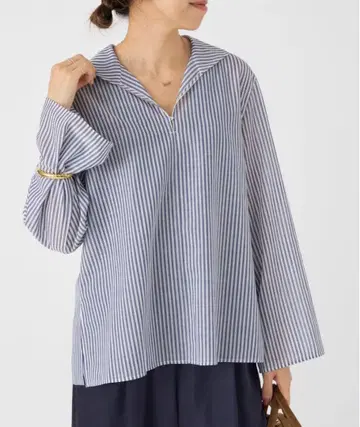 새상품 IENA 시어 블라우스