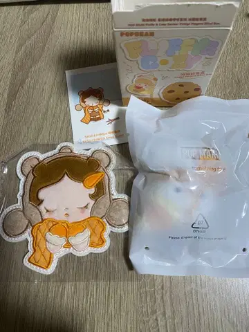 POPMART fluffy&cozy 와펜, 마그넷