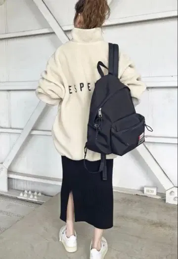 spick & span 백 로고 보아 블루종