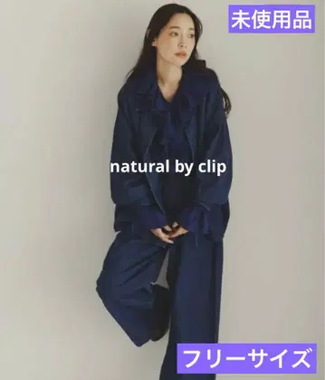 natural by clip 코튼 린넨 데님 배기 팬츠 프리