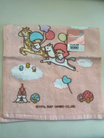 리틀트윈스타 핑크 페이스 타월