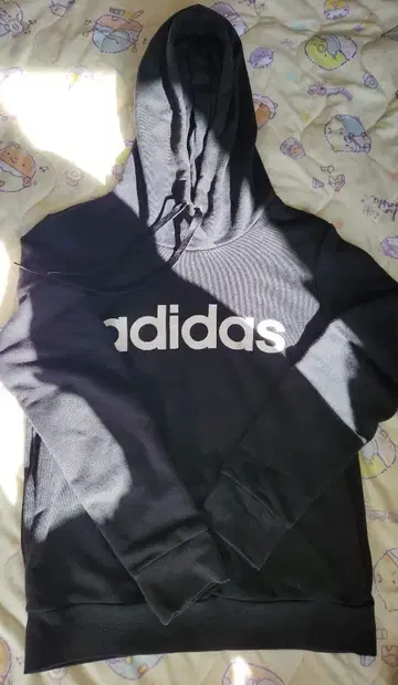 adidas 블랙 후드티 M