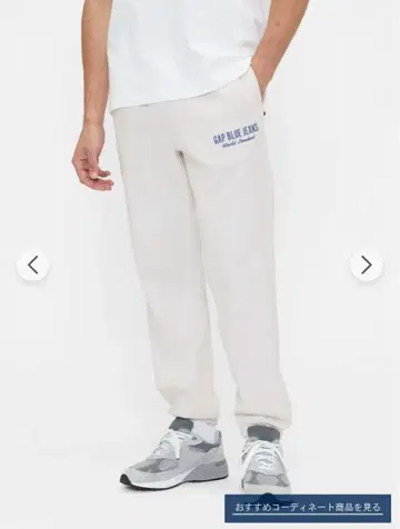 [ 새상품급 ] GAP 빈티지 소프트 블루진 로고 조거 팬츠 남성용 M