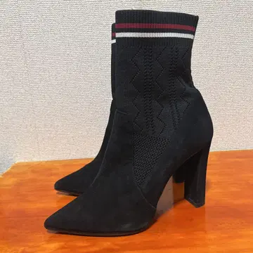 다이애나 삭스 부츠 블랙 스웨이드 24cm