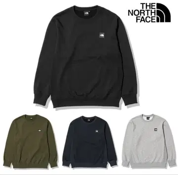 THE NORTH FACE 스퀘어 로고 크루 NT62231 맨투맨
